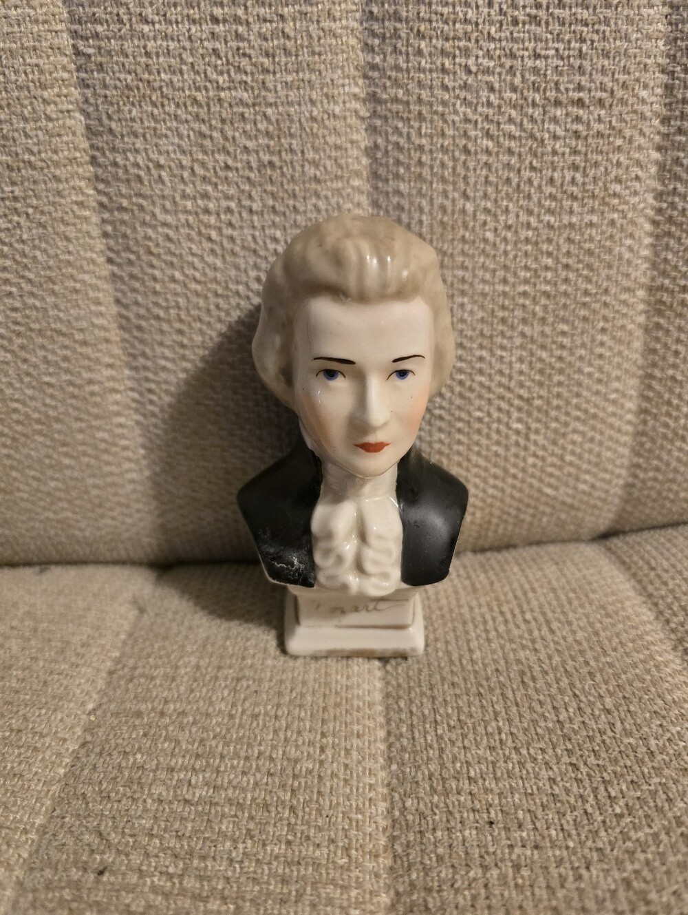Antique Chelsea Porcelain Miniature Composer Bust